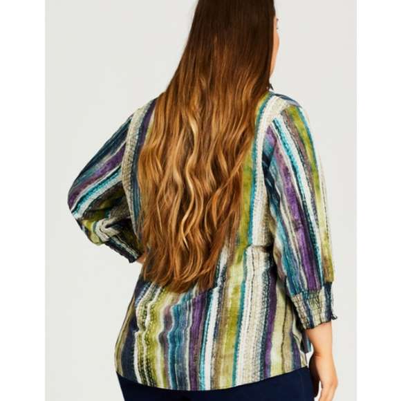 Avenue Striped Side Tie 14/16 - Picture 2 of 7